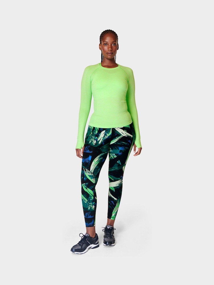 Groen Areca met palmprint - Sweaty Betty Power 7/8 workoutlegging - Image 3 of 9