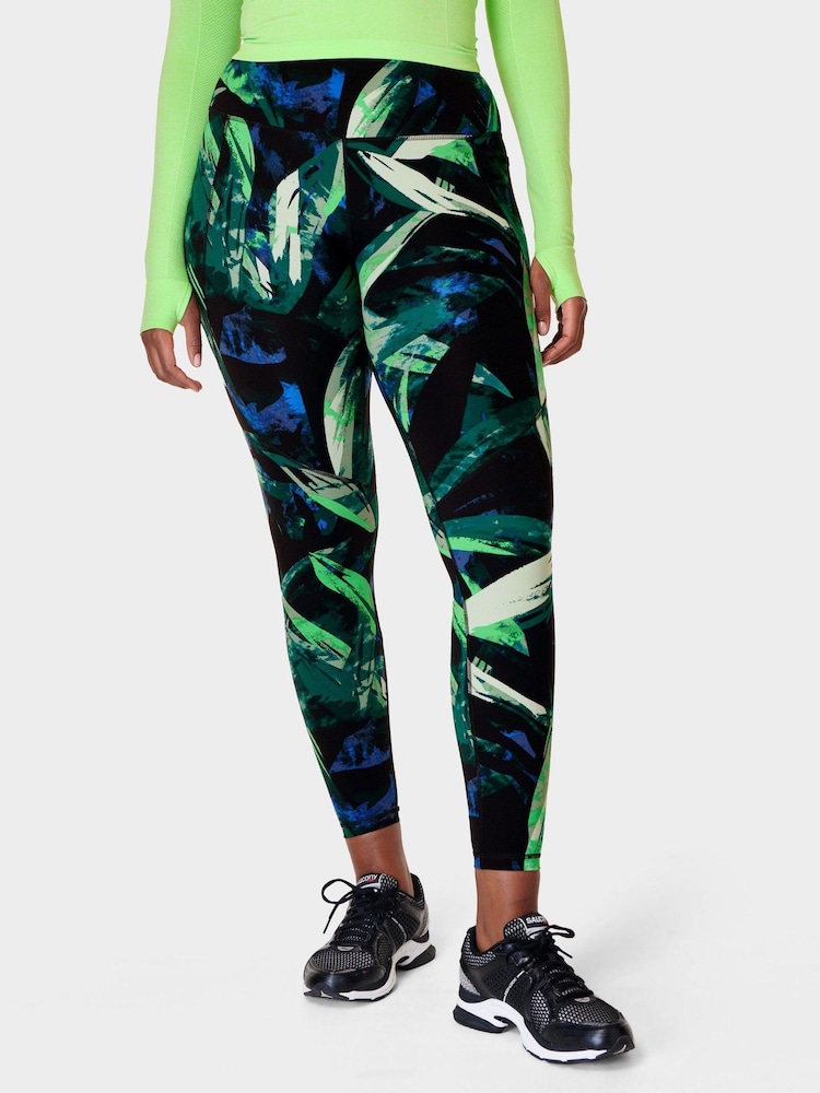 Groen Areca met palmprint - Sweaty Betty Power 7/8 workoutlegging - Image 4 of 9