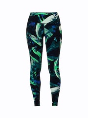 Зеленый с пальмовым принтом Areca - Леггинсы с логотипом 7/8 Workout Betty Power - Image 9 of 9