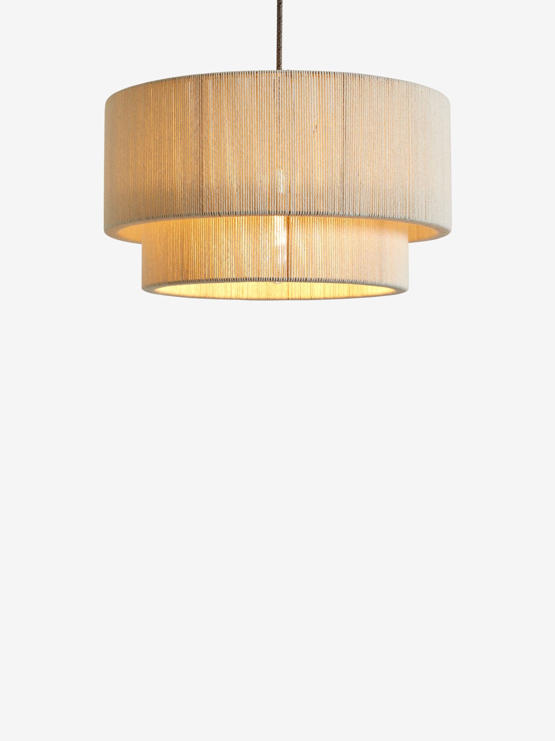 Next White Easy Fit Yale Light Shade Pendant White B10 261