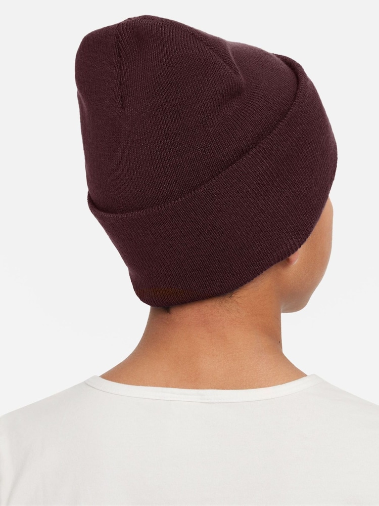 Nike Burgundy Red Kids Peak Beanie - Image 2 of 4