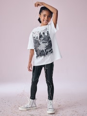 Black Sequin Leggings (3-16yrs) - Image 3 of 8