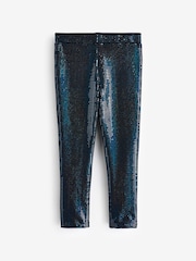 Black Sequin Leggings (3-16yrs) - Image 4 of 6