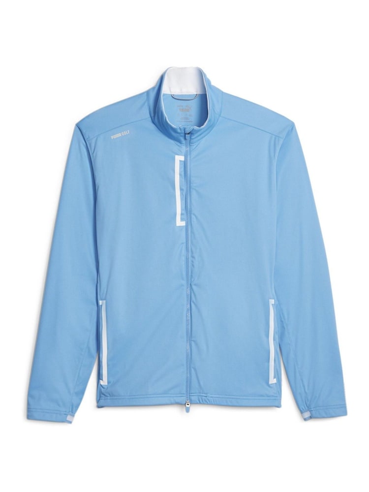 Puma Blue Golf Channel Softshell Mens Jacket - Image 1 of 2