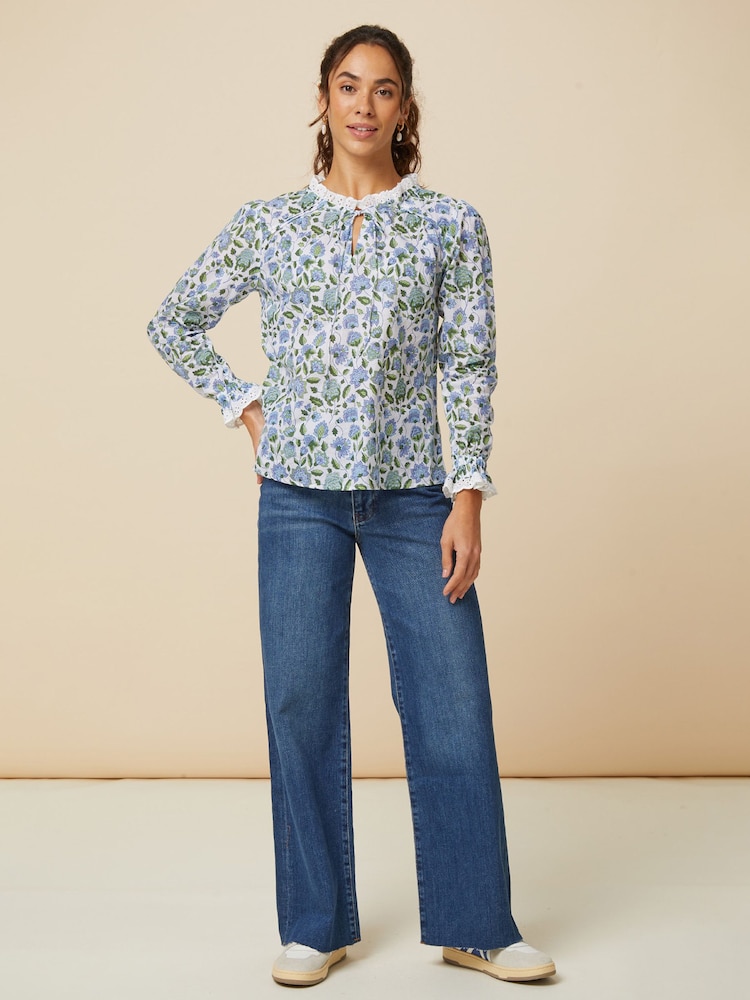 Aspiga Blue Rosie Blouse - Image 1 of 4