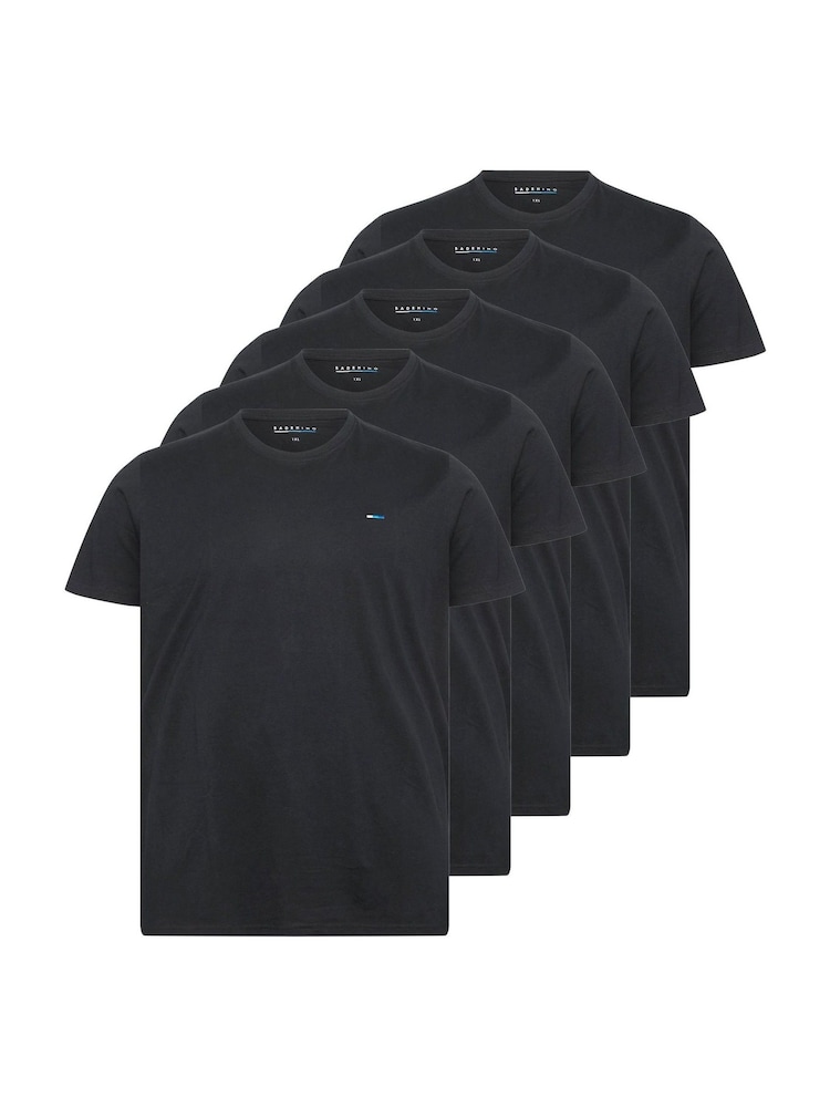 BadRhino Big & Tall 100% Cotton T-Shirts 5-Pack - Bild 2 von 3 BadRhino Big & Tall 100% Cotton T-Shirts 5-Pack - Bild 2 von 3