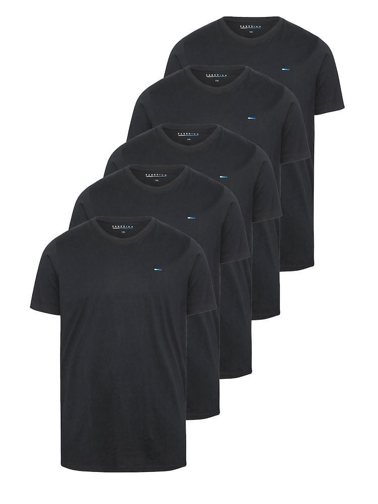 BadRhino Big & Tall 100% Cotton T-Shirts 5-Pack - Bild 3 von 3 BadRhino Big & Tall 100% Cotton T-Shirts 5-Pack - Bild 3 von 3