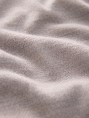 Neutral Regular Fit Signature 100% Merino Wool Quarter Zip Jumper - Image 8 of 8