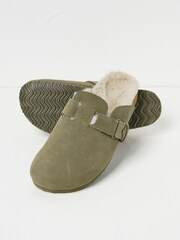 FatFace Elsie Khaki Green House Shoes - Image 2 of 3