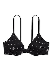 Zwarte hartprint met tekst - Victoria's Secret PINK beha - Image 3 of 3