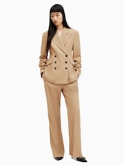 AllSaints Brown Sevenh Blazer - Image 5 of 7