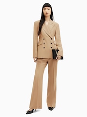 AllSaints Brown Sevenh Blazer - Image 6 of 7