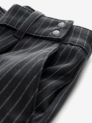 Black Ponte Barrel Leg Trousers - Image 7 of 8