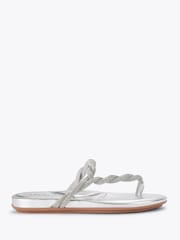 Carvela Silver Loopi Tt Flip Flop And Sandals - Image 1 of 4