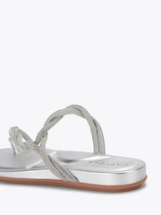 Carvela Silver Loopi Tt Flip Flop And Sandals - Image 3 of 4