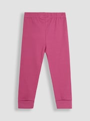 JoJo Maman Bébé Lilac Purple Fairy Appliqué Tulle Frill Sweatshirt & Leggings Set - Image 5 of 6