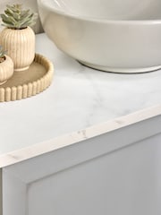 Grey Farnley Panelled Under Sink Vanity Unit Storage Unit - Image 4 of 9