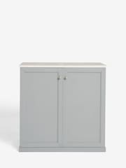 Grey Farnley Panelled Under Sink Vanity Unit Storage Unit - Image 6 of 9