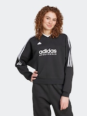 adidas Black Tiro Fleece Sweatshirt - Image 1 of 6