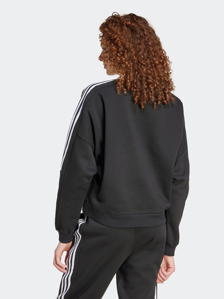 adidas Black Tiro Fleece Sweatshirt - Image 2 of 6