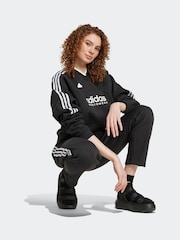 adidas Black Tiro Fleece Sweatshirt - Image 4 of 6