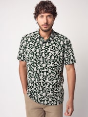 Green/White Christmas Print Polo Shirt - Image 2 of 8