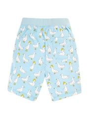 Frugi short bleu imprimé canard de Pâques - Image 2 de 5