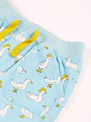 Frugi short bleu imprimé canard de Pâques - Image 3 de 5