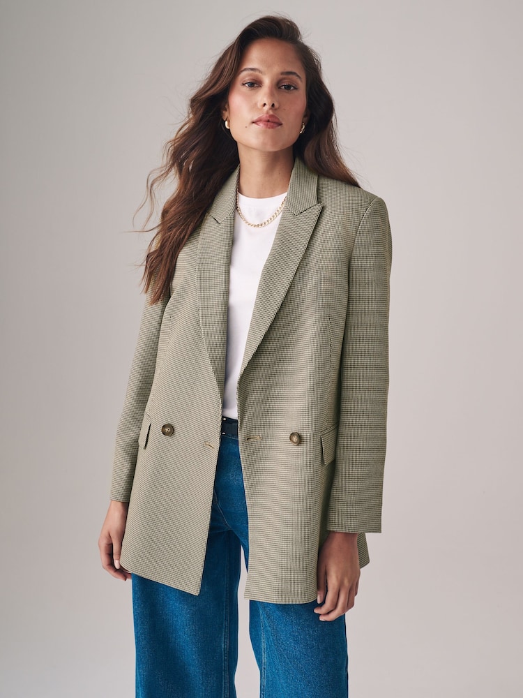 The Set Zweireihiger Hahnentritt-Blazer - Image 2 of 11