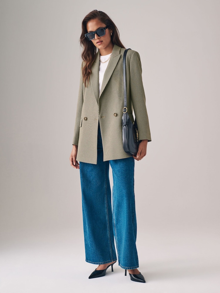 The Set Zweireihiger Hahnentritt-Blazer - Image 3 of 11