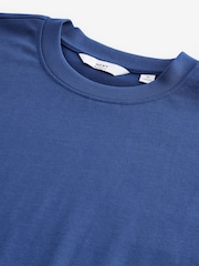 Kobaltblauw - Relaxed fit - Zwaar T-shirt - Image 7 of 8