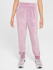 Nike Purple Plum Velour Joggers - Image 3 of 6