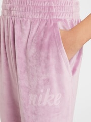 Nike Purple Plum Velour Joggers - Image 4 of 6