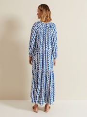 Phase Eight Blue Petite Lara Midaxi Dress - Image 2 of 6