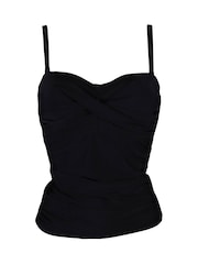 Pour Moi Black Santa Monica Removable Straps Non Wired Tankini Top - Image 4 of 5