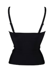 Pour Moi Black Santa Monica Removable Straps Non Wired Tankini Top - Image 5 of 5