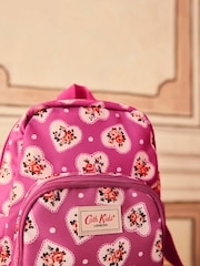 Cath Kidston Pink Lace Hearts Mini Backpack - Image 2 of 8