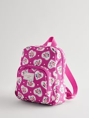 Cath Kidston Pink Lace Hearts Mini Backpack - Image 3 of 8