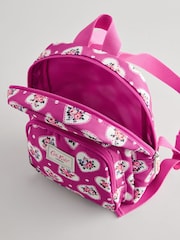 Cath Kidston Pink Lace Hearts Mini Backpack - Image 8 of 8