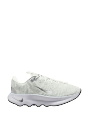 Nike White/Silver Motiva Premium Walking Trainers - Image 3 of 6