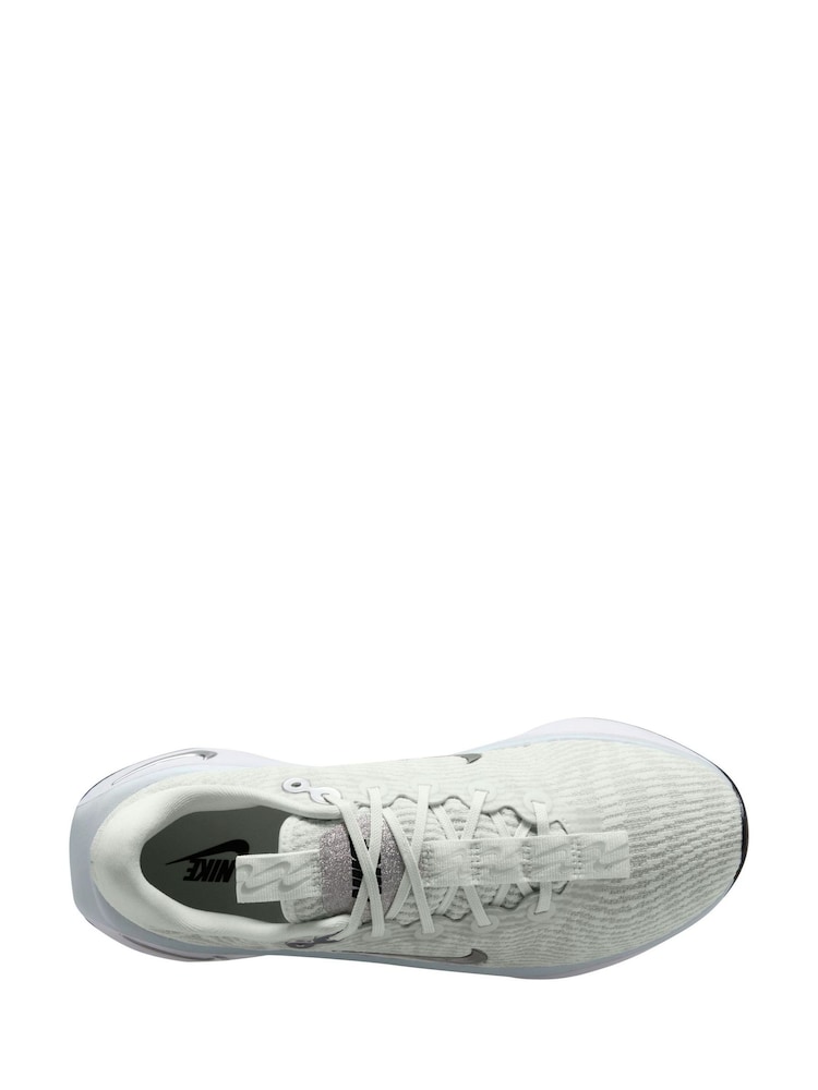 Nike White/Silver Motiva Premium Walking Trainers - Image 5 of 6