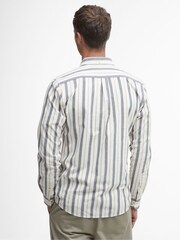 Barbour® White Longrock Striped 100% Cotton Shirt - Image 2 of 6