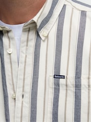 Barbour® White Longrock Striped 100% Cotton Shirt - Image 5 of 6