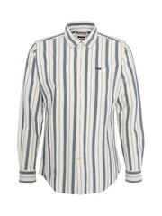 Barbour® White Longrock Striped 100% Cotton Shirt - Image 6 of 6
