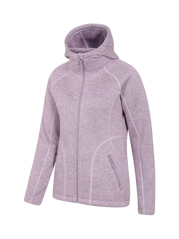 Morado - Mountain Warehouse Womens Nevis Sherpa Lined Hoodie - Imagen 2 de 5 Morado - Mountain Warehouse Womens Nevis Sherpa Lined Hoodie - Imagen 2 de 5