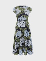 Hobbs Blue Petite Tia Dress - Image 4 of 4