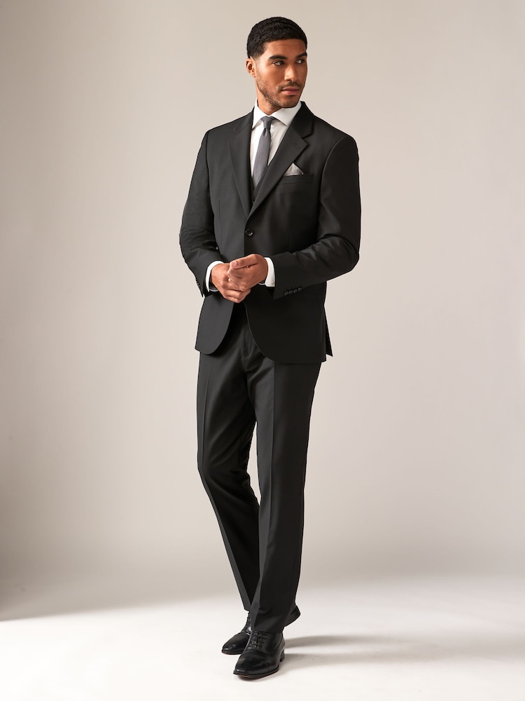 Noir - Pantalon de costume Blend Motionflex - Image 2 of 8