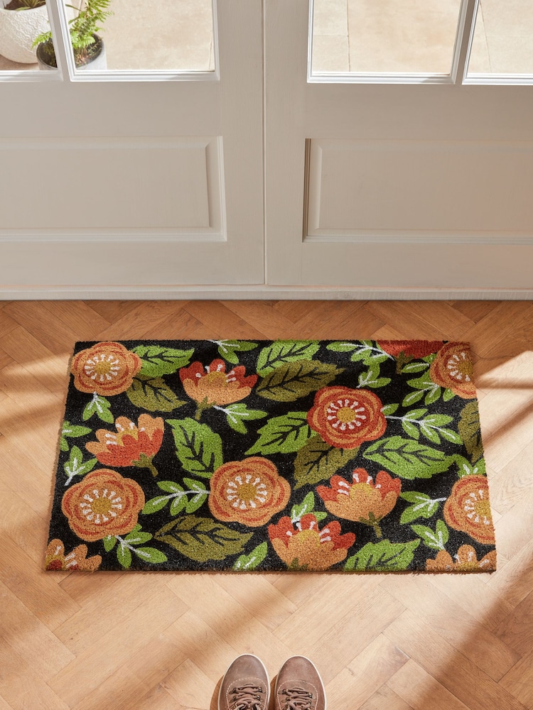 Multi Bright Floral Doormat - Image 1 of 6