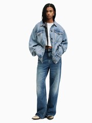 AllSaints Blue Willow Denim Jacket - Image 2 of 7