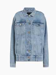 AllSaints Blue Willow Denim Jacket - Image 7 of 7